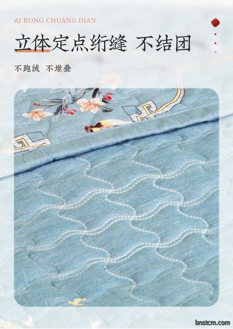 厂家直销艾绒床垫 家用保暖秋冬1.8m艾灸垫 艾绒被子过年送礼佳品