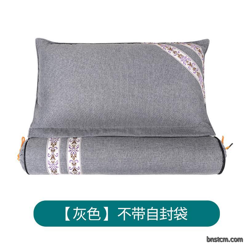 可拆卸组合艾草枕 圆柱睡觉艾灸护颈艾草颈椎枕 厂家批发颈椎枕头