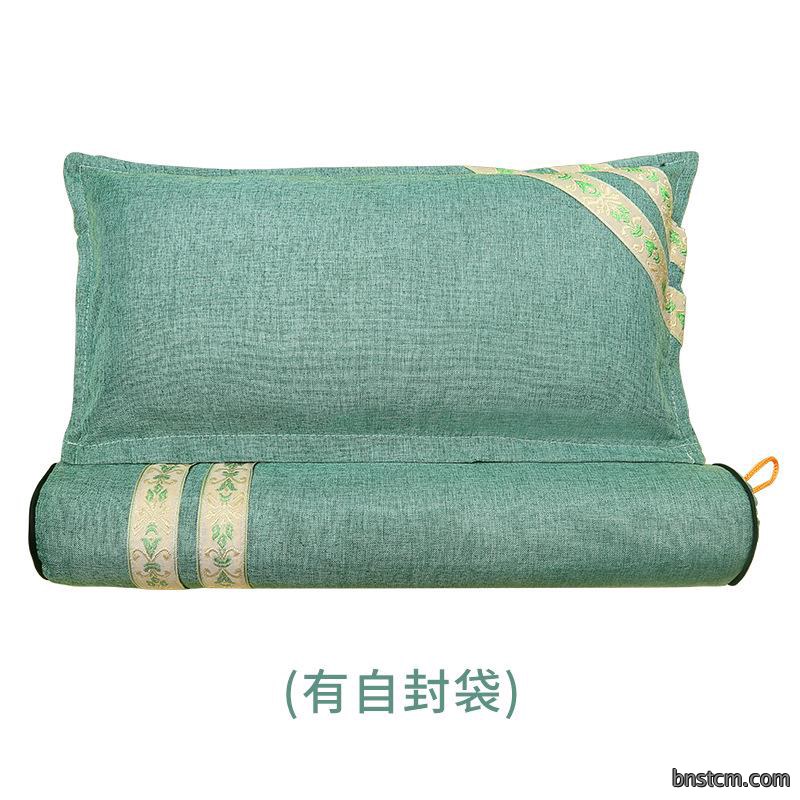 可拆卸组合艾草枕 圆柱睡觉艾灸护颈艾草颈椎枕 厂家批发颈椎枕头