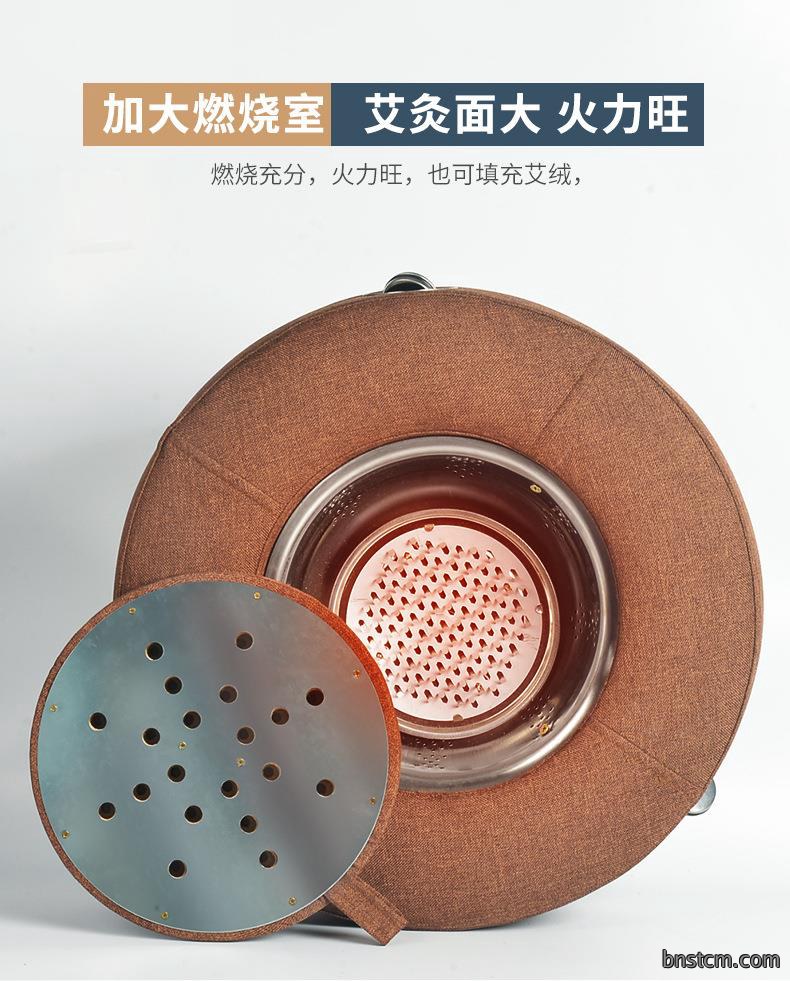 批发坐灸仪 家用圆形熏蒸腹部控温恒温艾灸蒲团 艾灸坐垫灸具