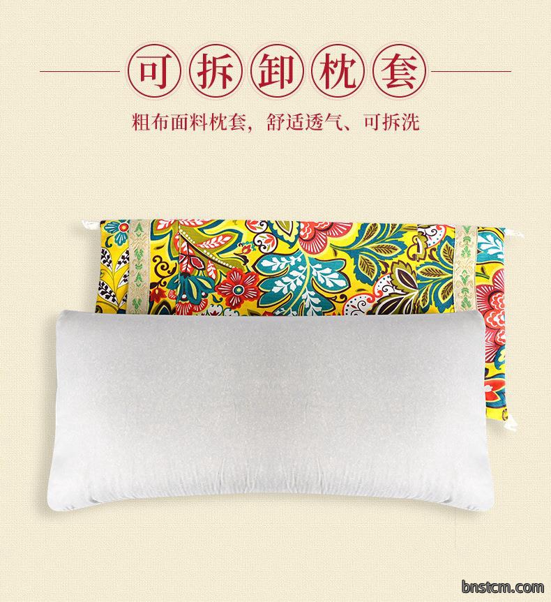 厂家批发艾草枕头 艾绒颈部多功能家用可拆洗护颈艾灸枕头颈椎枕