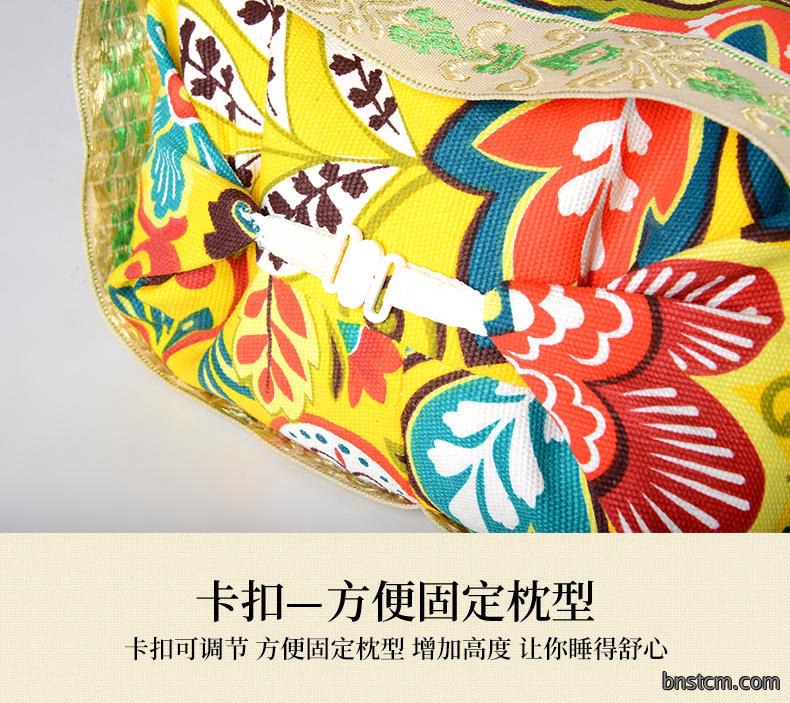 厂家批发艾草枕头 艾绒颈部多功能家用可拆洗护颈艾灸枕头颈椎枕