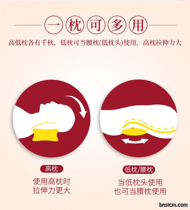 厂家批发艾草枕头 艾绒颈部多功能家用可拆洗护颈艾灸枕头颈椎枕